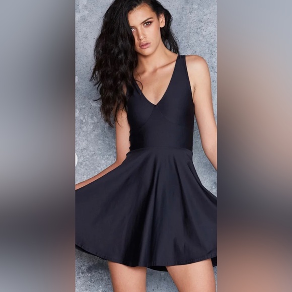 BlackMilk XXS LBD Skater Dress - Picture 3 of 16